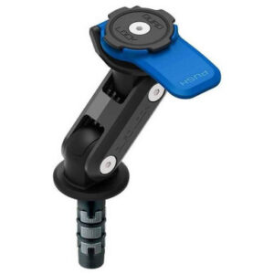 Quad Lock Fork Stem Mount completo, con expansor para el tubo de dirección, sobre fondo blanco