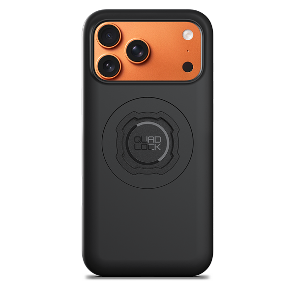 Quad Lock MAG Case negra para iPhone 17 Pro, imagen oficial candidata