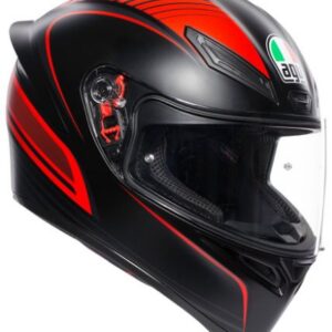 AGV K1 S Warmup rojo fotografiado por MotoMundo