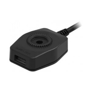 Cargador USB para motocicleta Quad Lock con puerto USB-A y cable de alimentación