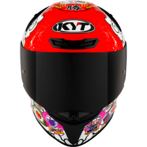 Vista lateral oficial del casco KYT TT-REVO Sushi Time