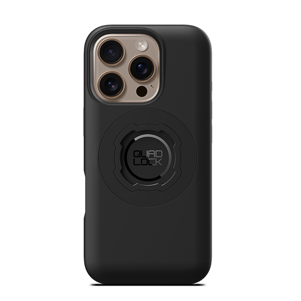 Quad Lock MAG Case negra para iPhone 16 Pro, imagen oficial candidata