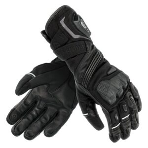 Guantes touring Armure Elwin Waterproof negros con protección de nudillos