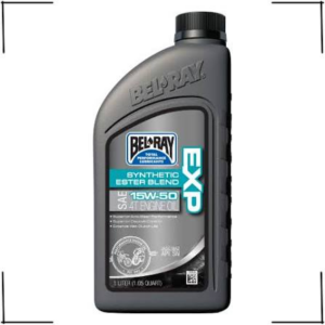 Botella individual Bel-Ray EXP Synthetic Ester Blend 4T 15W-50 de 1 litro