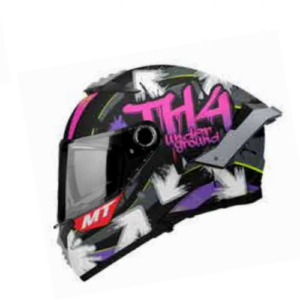 Casco MT Thunder 4 Underground B8 brillo, vista lateral sobre fondo blanco