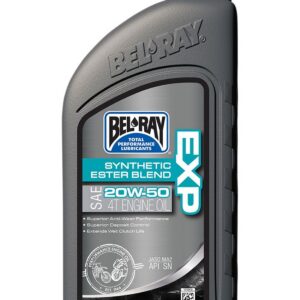 Botella Bel-Ray EXP Synthetic Ester Blend 20W-50 de 1 litro