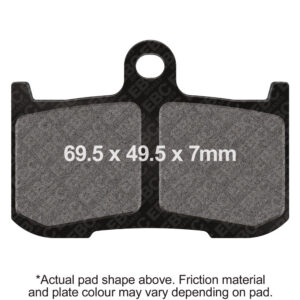 Pastillas de freno EBC FA347HH Double-H sinterizadas, formas de referencia