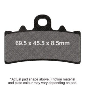 Pastilla de freno EBC FA606HH Double-H sinterizada, forma de referencia