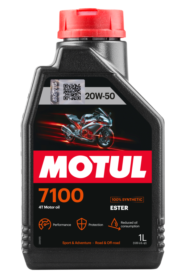 Botella Motul 7100 20W-50 4T de 1 litro