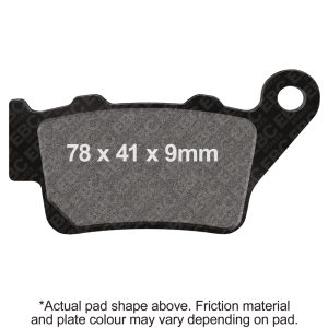 Pastillas de freno EBC FA208R traseras